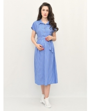 Платье для беременных и кормящих,голуб