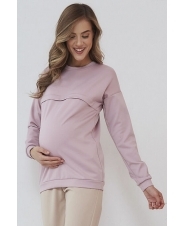Свитшот для беременных и кормящих, розовый