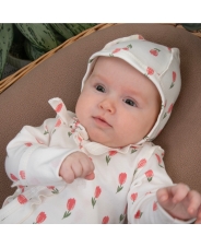 Чепчик &quot;Тюльпанчики&quot;