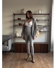 Леггинсы для беременных, серый