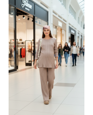 Костюм для беременных и кормящих, беж