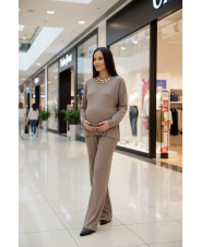 Костюм для беременных, коричневый