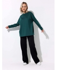 Свитшот для беременных зеленый