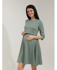 Платье для беременных и кормящих,фисташка