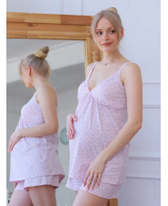 Пижама для беременных и кормящих женщин  роз