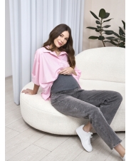 Джинсы для беременных,серый 42